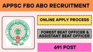APPSC FBO ABO Recruitment
