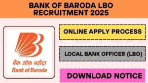 Bank of Baroda LBO Recruitment