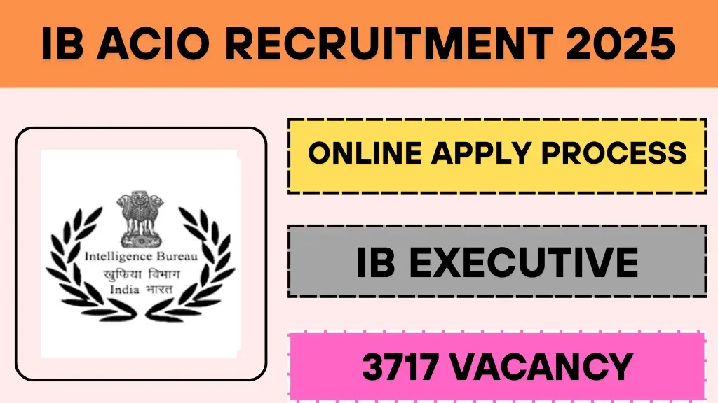 IB ACIO Recruitment 2025