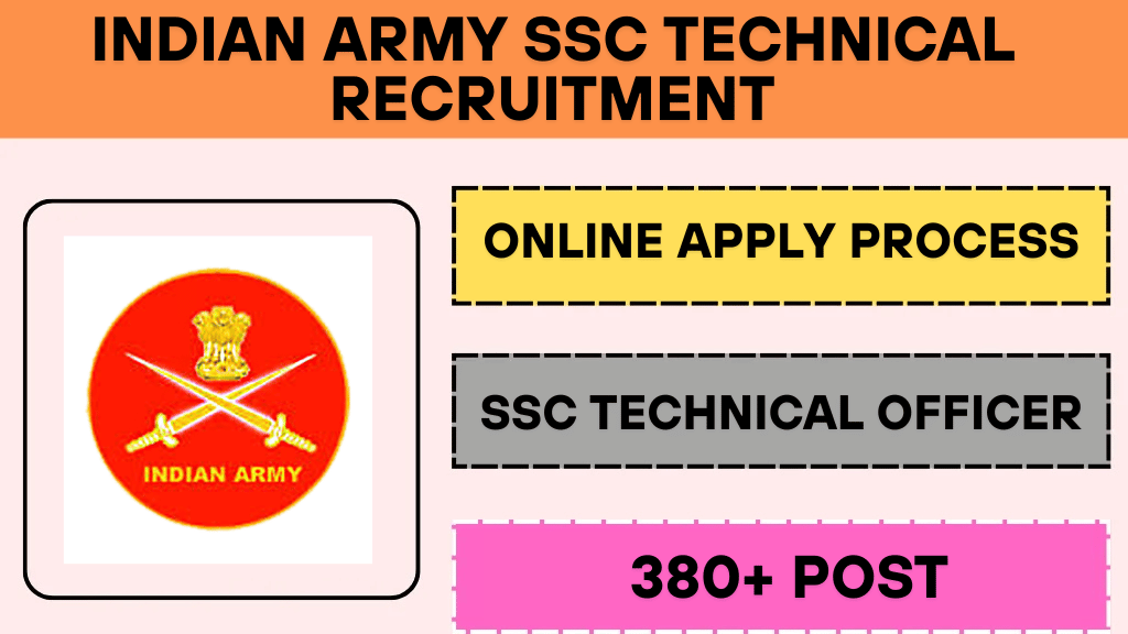 Indian Army SSC Technical Recruitment