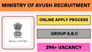 Ministry of Ayush Recruitment