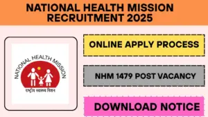 National Health Mission Recruitment 2025