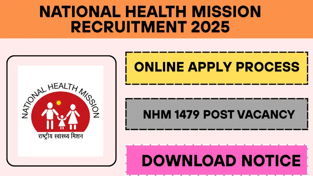 National Health Mission Recruitment 2025