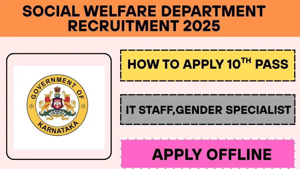 Social Welfare Department Recruitment